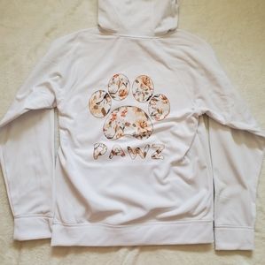 PAWS Hooded Sweatshirt Floral/White